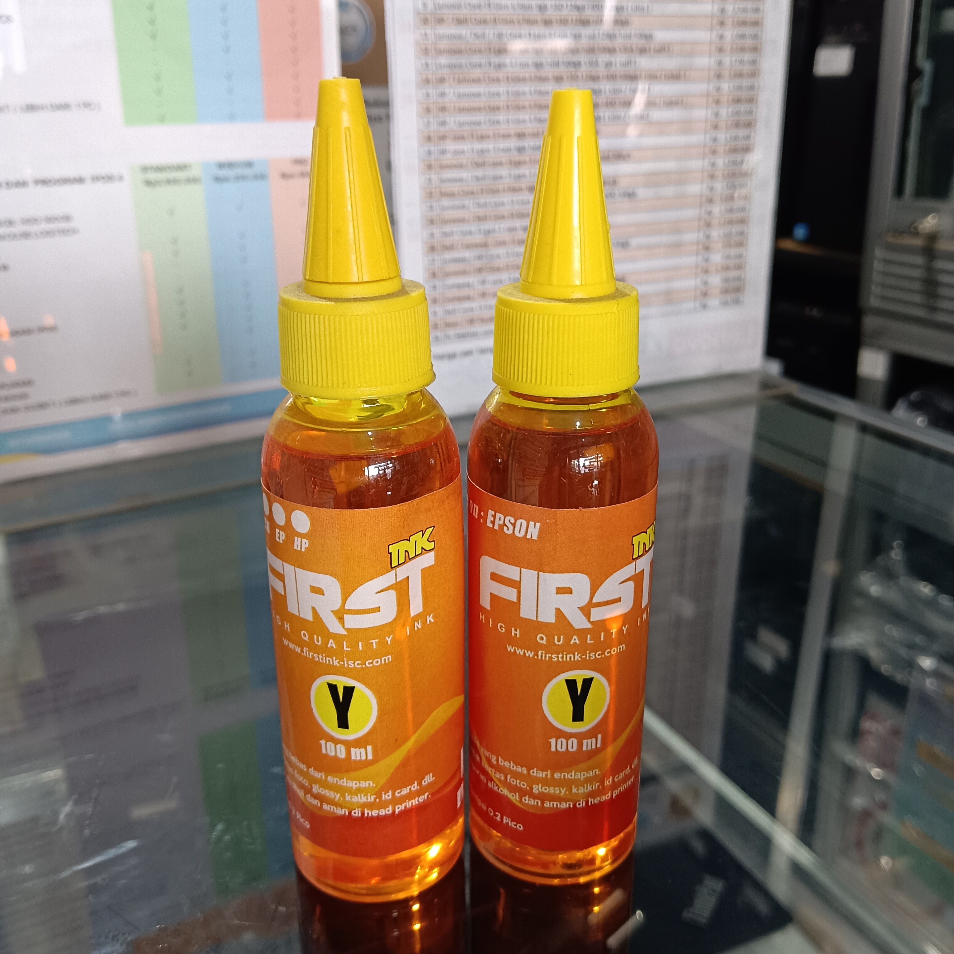 Tinta First Ink Kuning