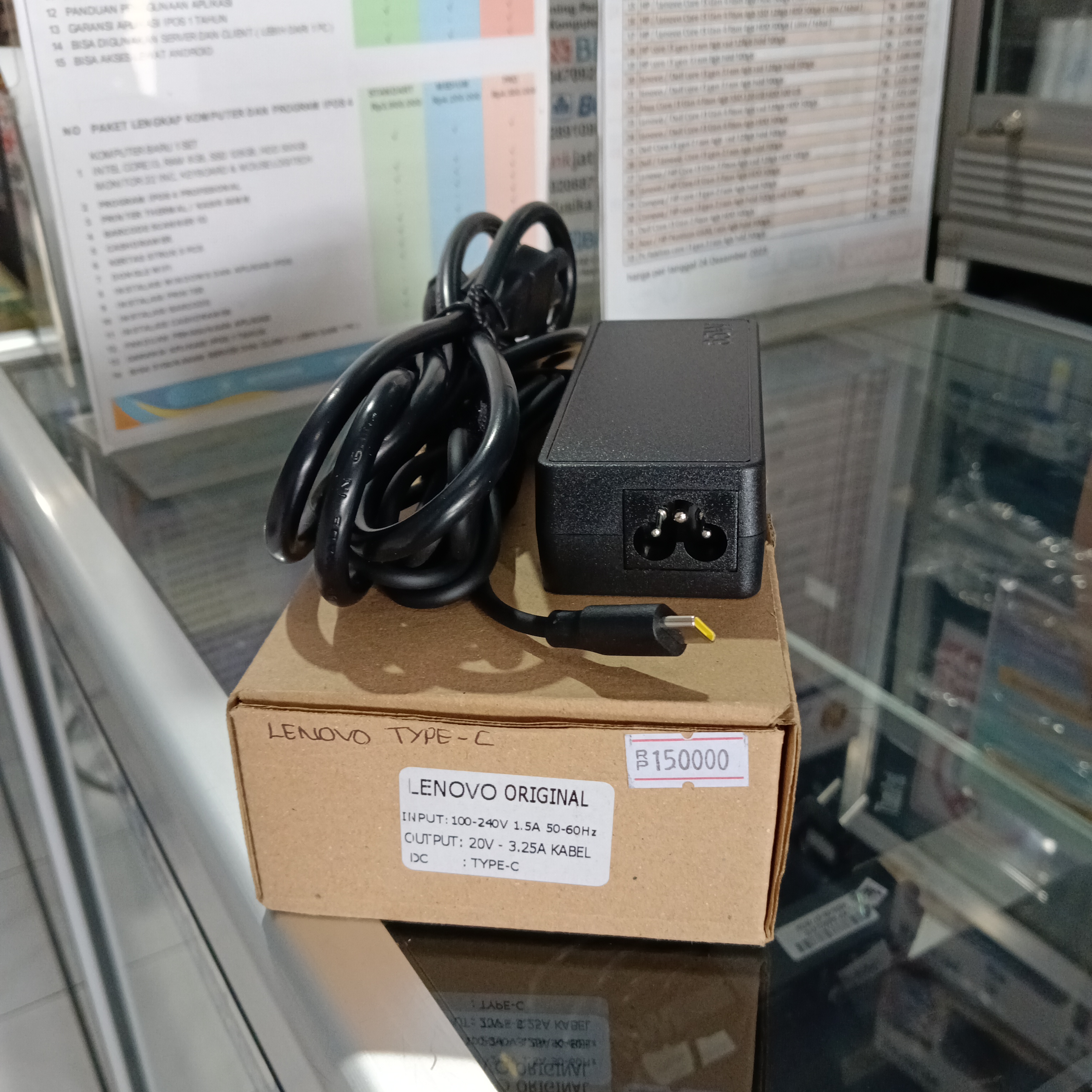 Charger Lenovo Type-C 3.25A / 65W