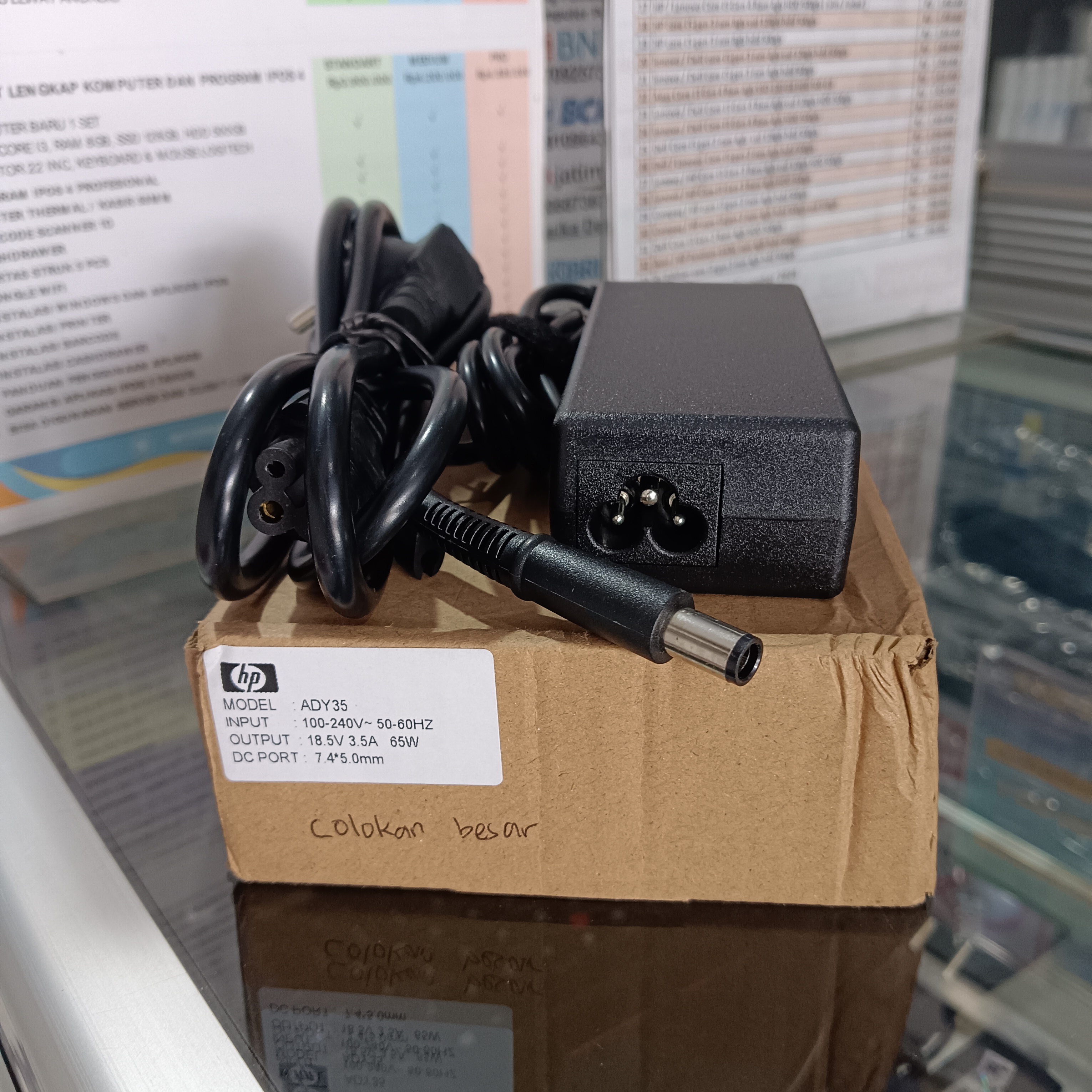 Charger Hp 3.5A/ 65W (c.besar) 