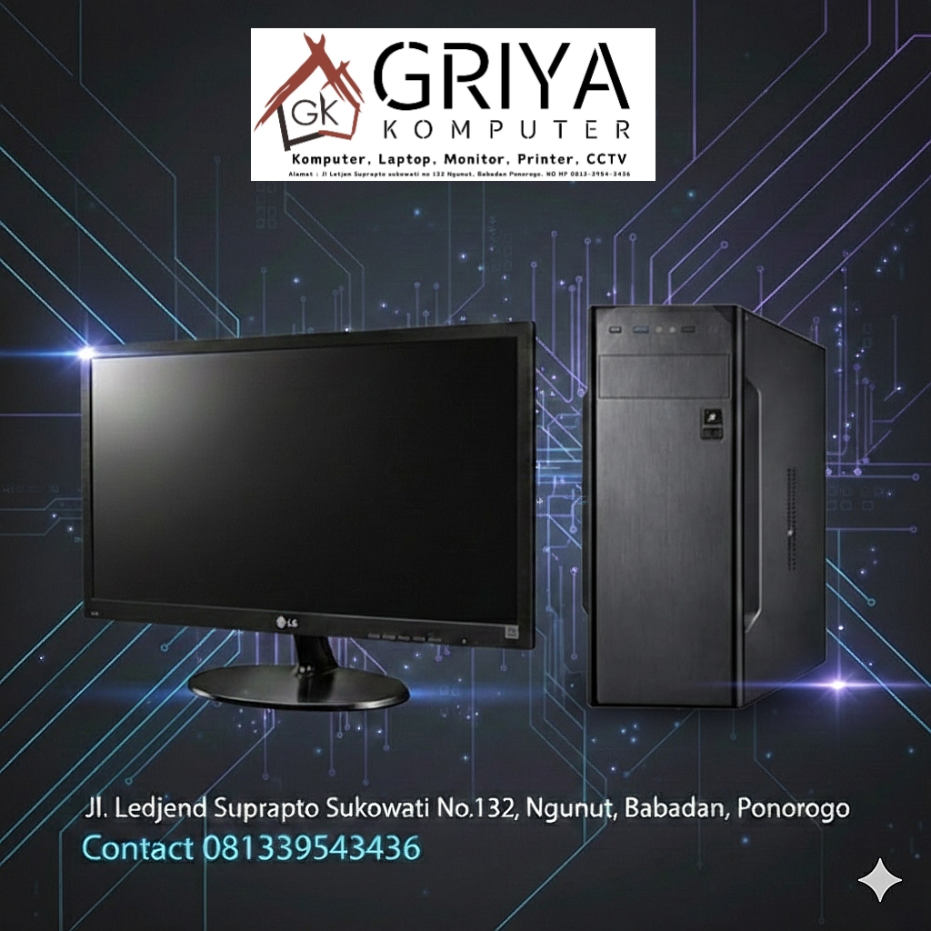 Komputer Rakitan Intel Core I3 Gen 2 