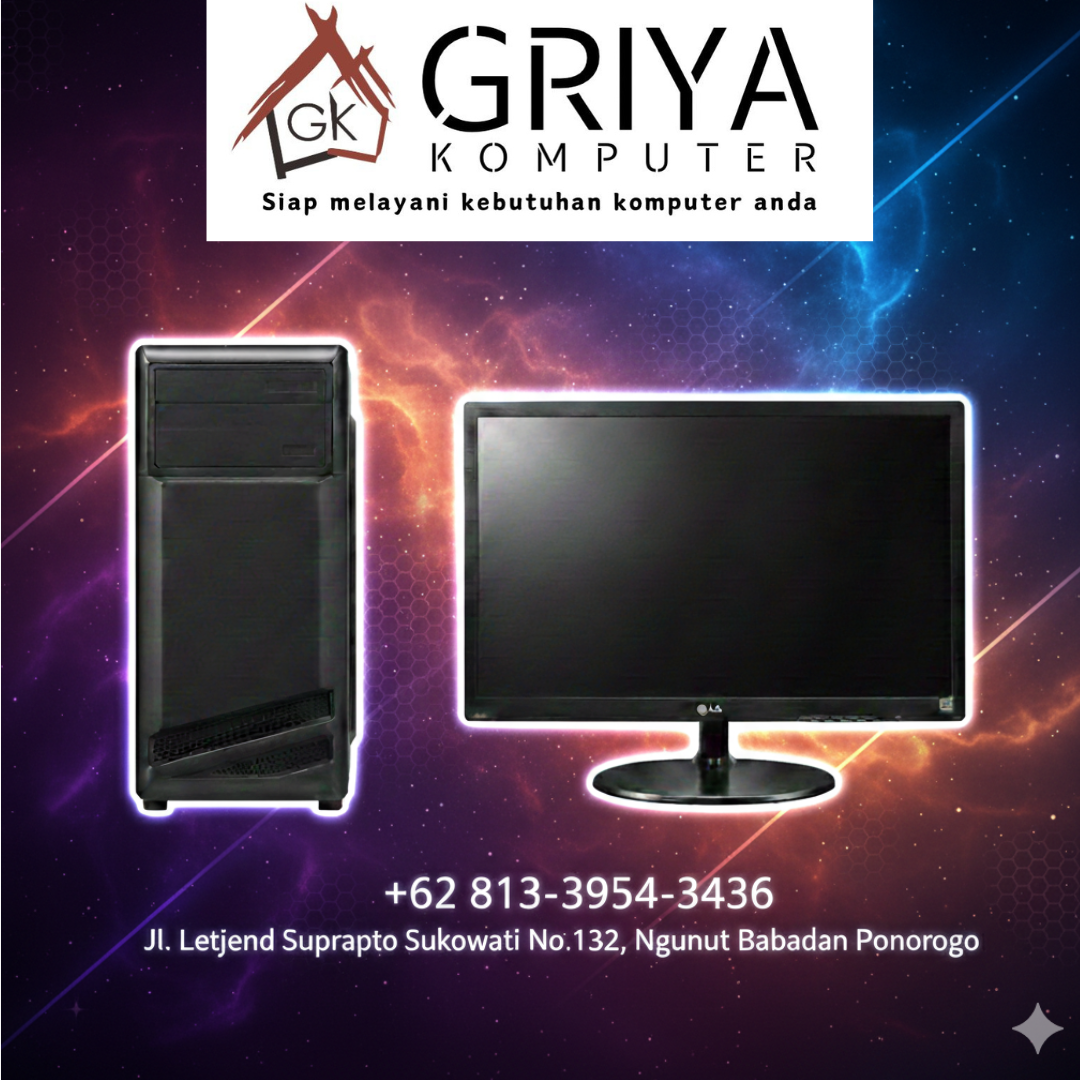 Komputer Rakitan  Intel Core I3 Gen 4  