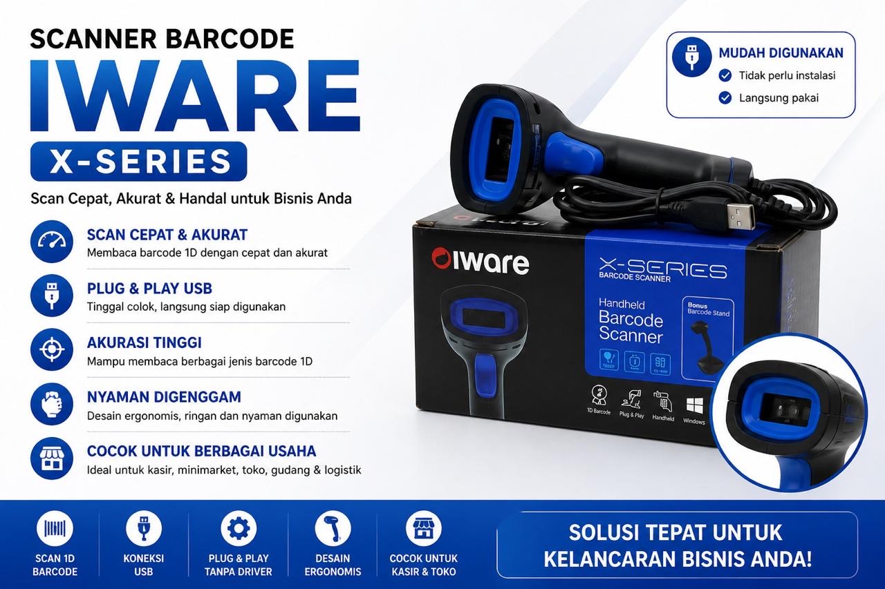 Scanner Barcode Iware X-Series