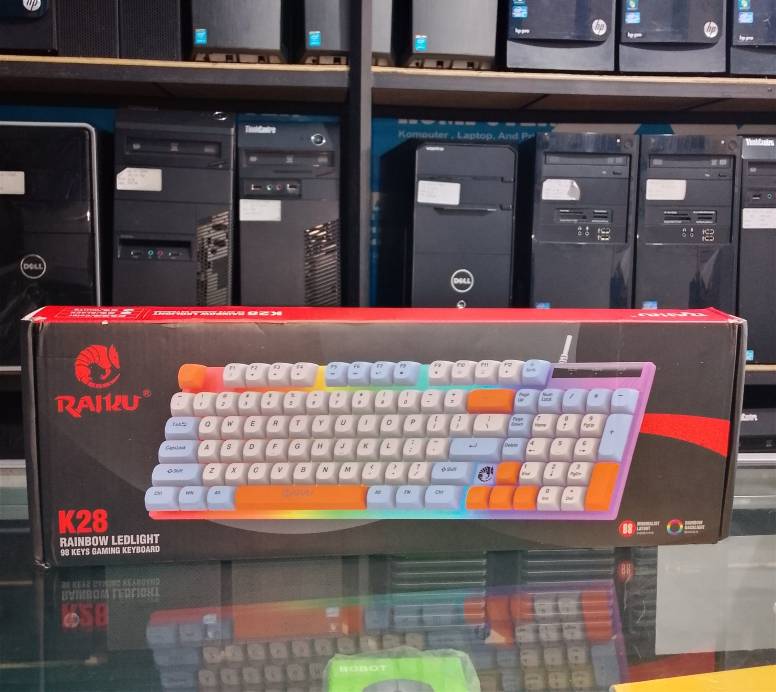 Keyboard Raiku Gaming K28 Rainbow LedLight