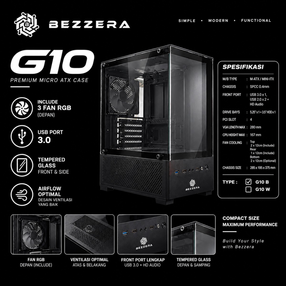 BEZZERA G10 CASING