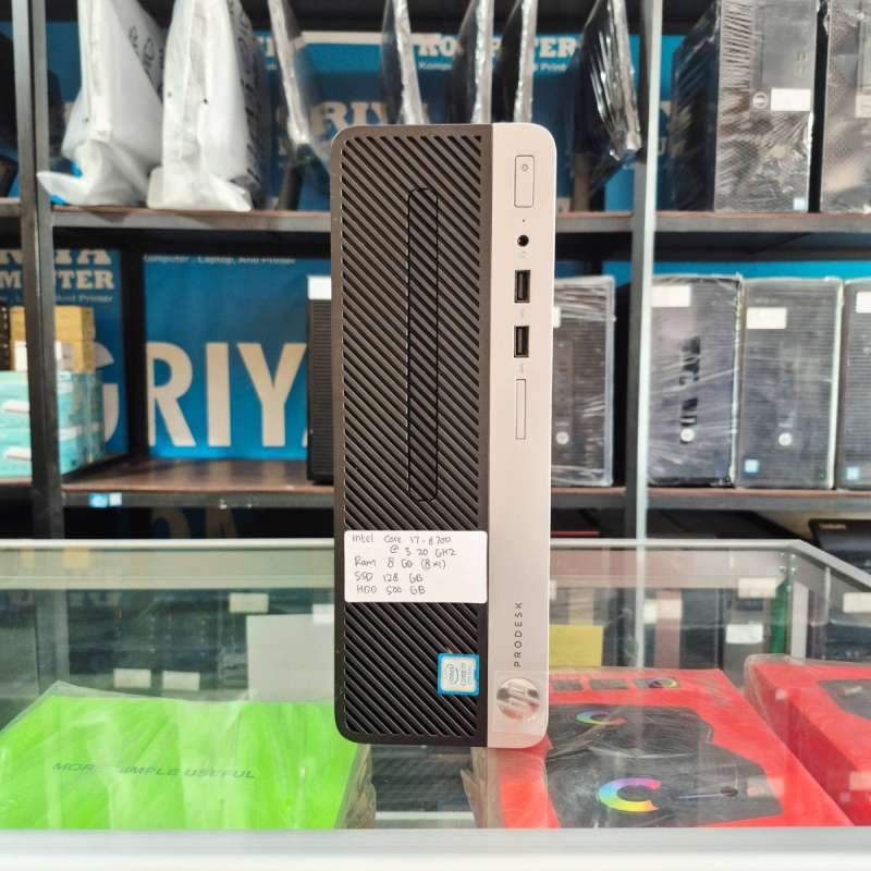 PC HP Slim Intel Core i7 gen 8 8/128/500
