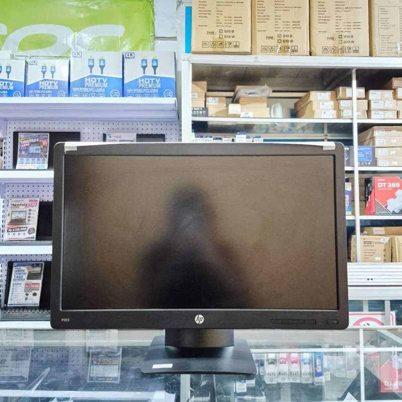 Monitor 22 inc HP P223 (Non Frameless) lengkap kardus