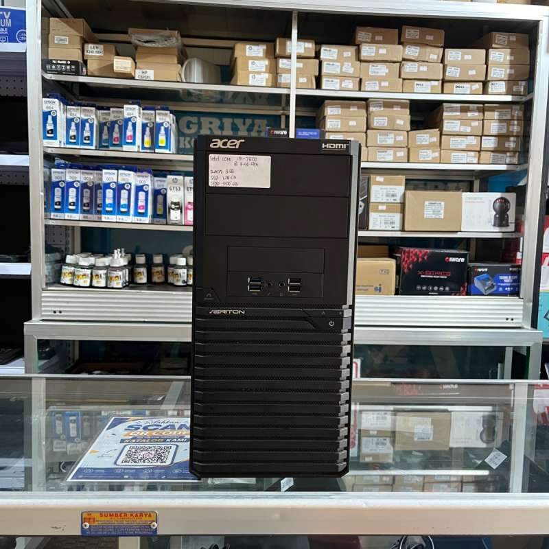 PC Acer Intel Core i5 gen 7 8/128/500