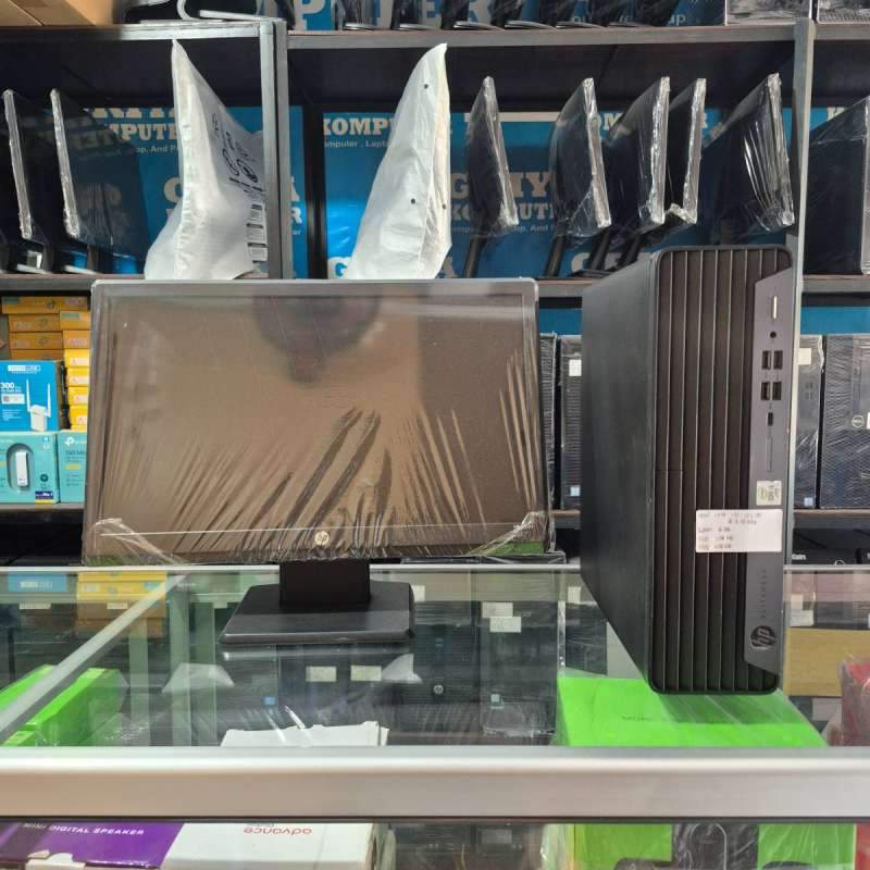 PC HP Slim Intel Core i5 gen 10 8/128/500 Monitor 19 inc