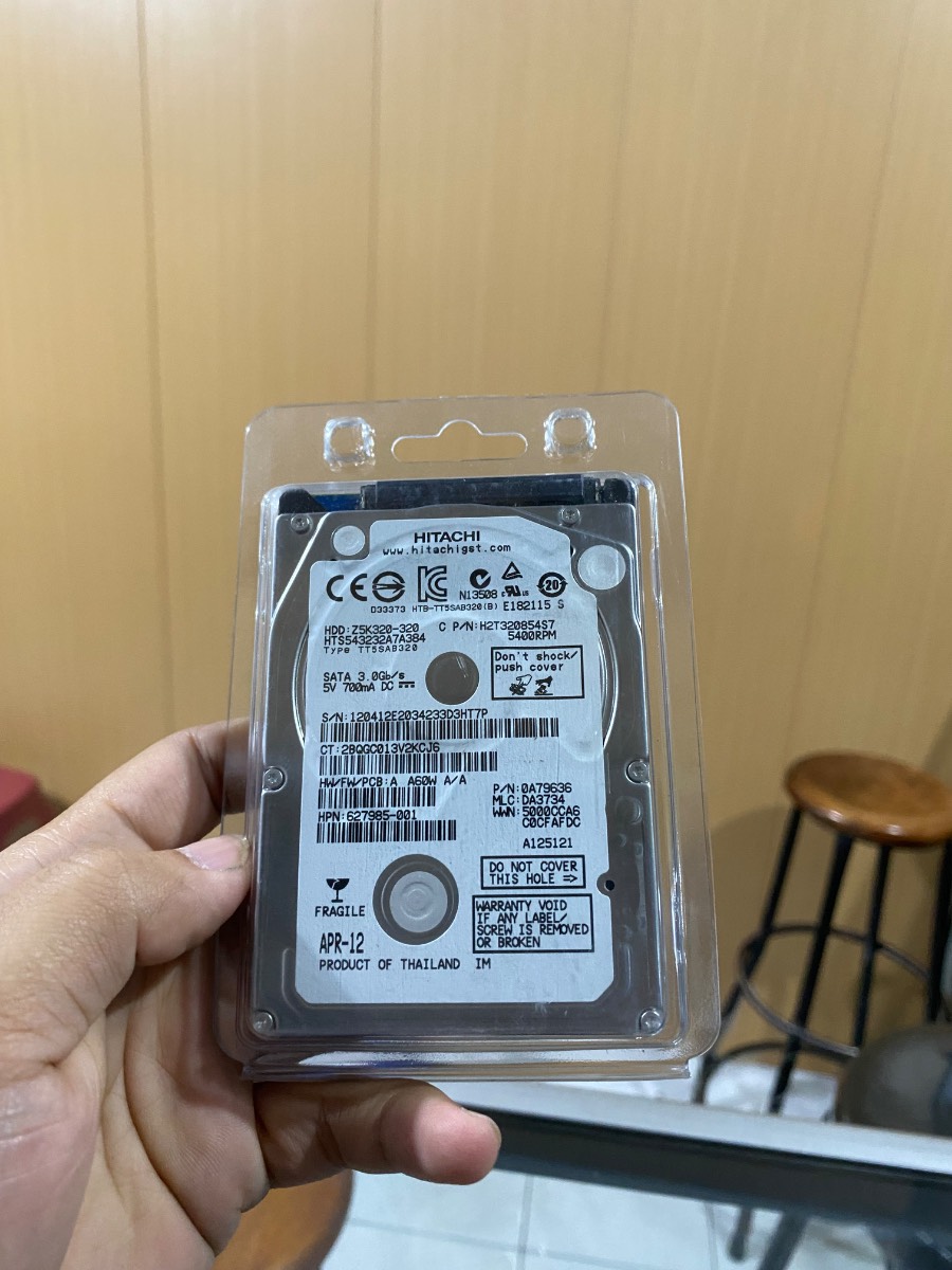 Hardisk Laptop second 320gb hitachi sata